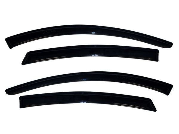 AVS Ventvisor Mazda 6 2009-2013 Outside Mount Window Deflectors 4pc Smoke
