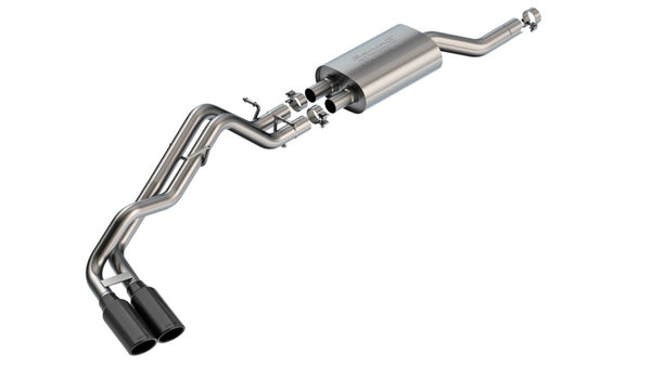 Borla Catback System for 2024+ Ford Ranger XLT - Black Chrome