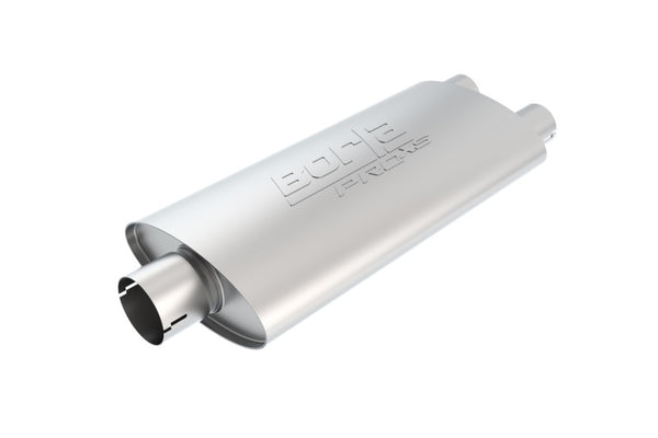 Borla PRO-XS Universal Muffler - 2.5in In/Dual 2.5in Out - 19in x 4in x 9.5in