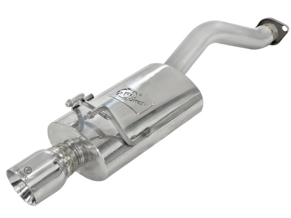 aFe Takeda 2.5-Inch 304SS Axle-Back Exhaust with Polished Tip for 06-11 Honda Civic EX L4 1.8L