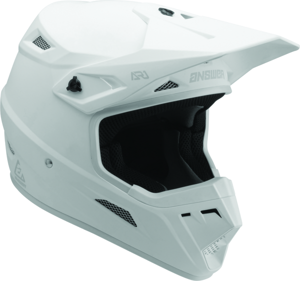 Answer AR1 Solid Motocross Helmet - White - 2XL
