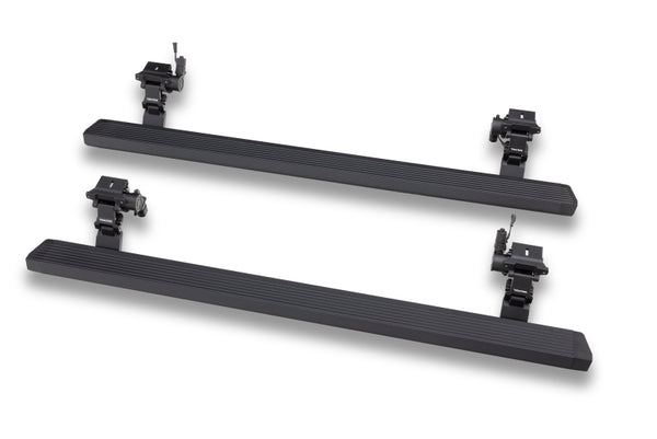 RealTruck 20-24 Jeep Gladiator CC 4dr VoltStep Electric Running Board Kit (Cut/Drill Req.) - Tex Blk