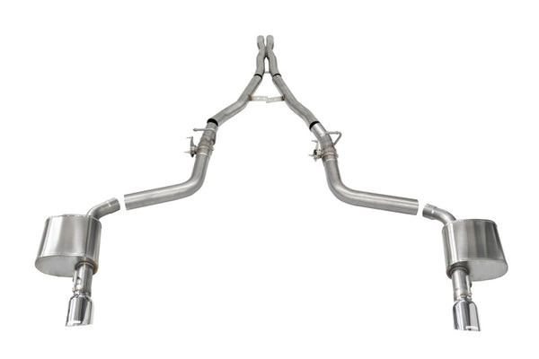 CORSA 15-23 Charger SRT/Hellcat/Redeye 2.75in Catback Exhaust with Valved Dual Rear Exit & 4.5in Tips