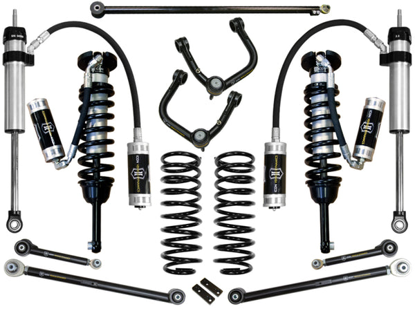 ICON 2010+ Toyota FJ/4Runner 0-3.5in Stage 6 Suspension System with Tubular Upper Control Arms