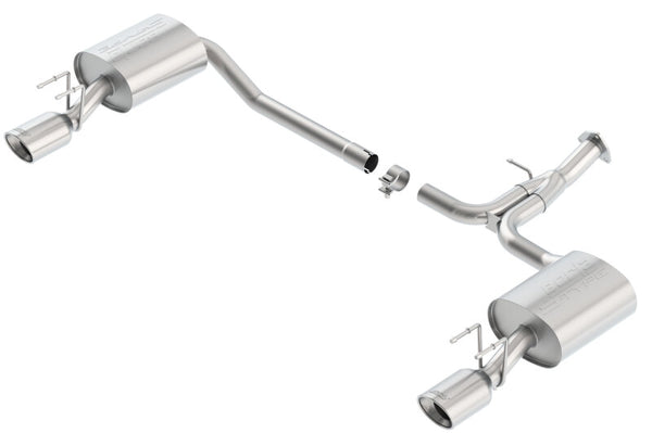 Borla Touring Exhaust for 2013-2015 Honda Accord Coupe 3.5L FWD - Single Split Rear Exit