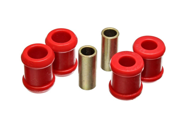 Energy Suspension 88-98 GM Silverado 1/2 Ton C-10/C1500 2WD Red Rear Shock Bushing Set