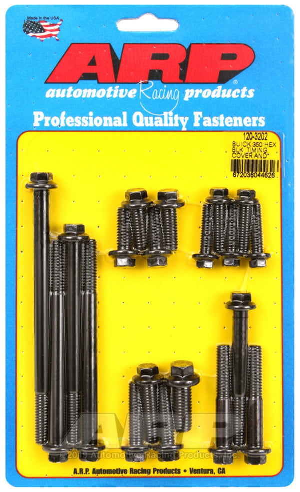 ARP Hex Bolt Kit - Buick 350 Timing Cover & Water Pump