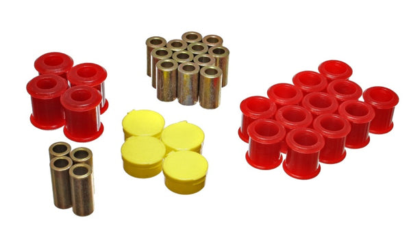 Energy Suspension Rear Control Arm Bushing Set for 89-94 Nissan 240SX (S13) - Red