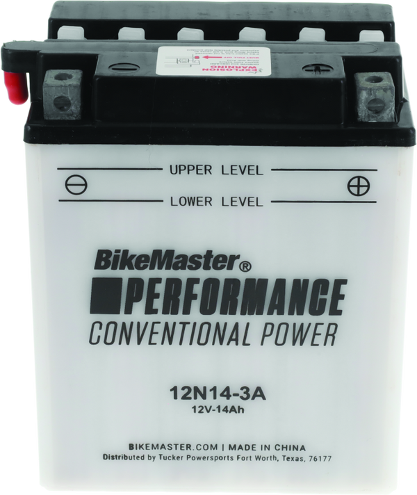 BikeMaster 12N14-3A 12V 14Ah Lead Acid Motorcycle Battery