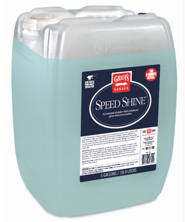 Griot's Garage Speed Shine - 5 Gallons (Minimum Order Qty: 2)