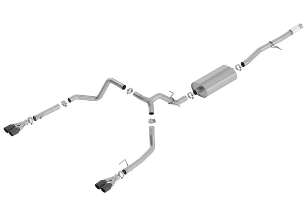 Borla Touring Cat-Back Exhaust System for 2019 Chevy Silverado 1500 5.3L V8