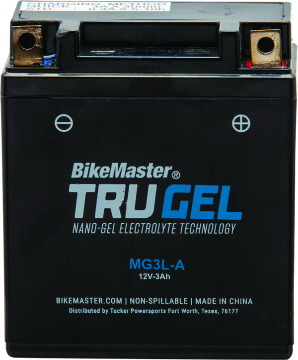 BikeMaster TruGel Battery - MG3L-A