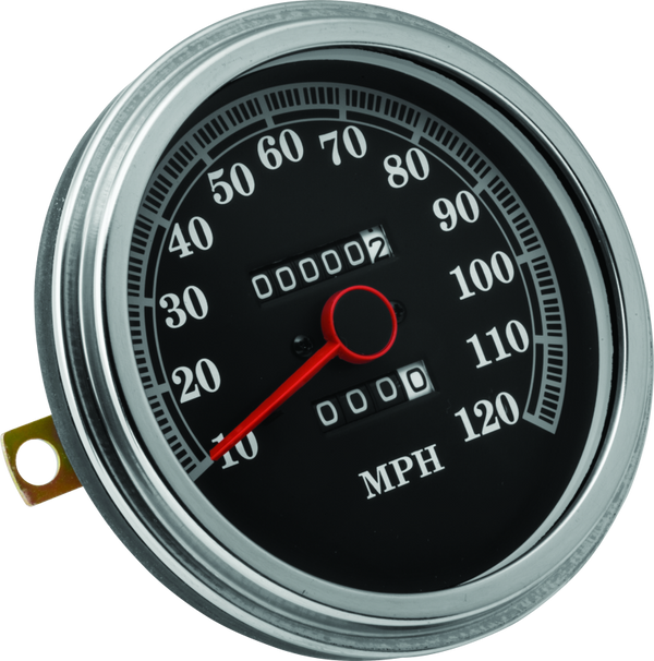 Bikers Choice Speedometer for 19911995 Softail Black Face, Dome Lens