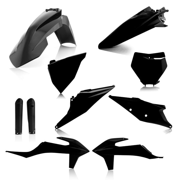 Acerbis Full Plastic Kit Black for 20192022 KTM 125450 SX / SX-F / XC-F / XC / XC-TPI