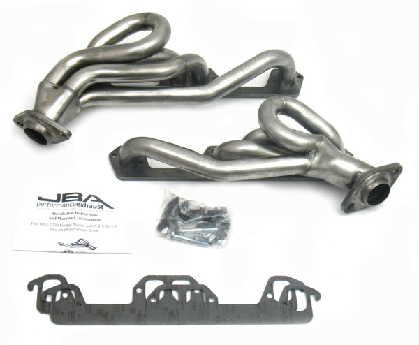 JBA 96-03 Dodge Truck 5.2L/5.9L Magnum 1.5in Primary Raw 409SS Cat4Ward Header