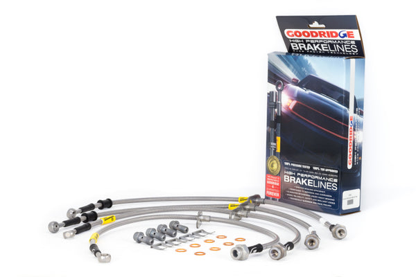 Goodridge Stainless Steel Brake Line Kit for 2017-2021 Honda Civic Hatchback