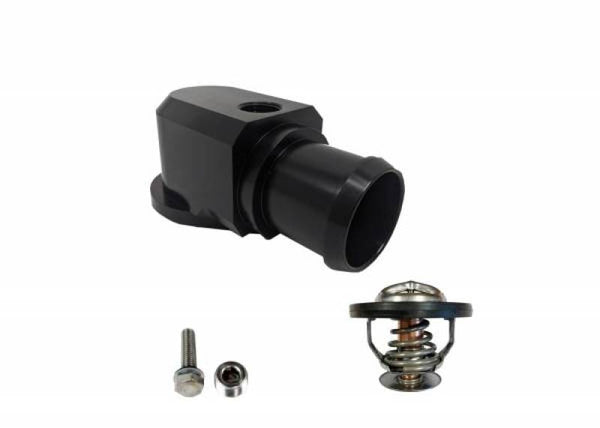 Granatelli Billet Thermostat Housing with 180 Thermostat for 2018-2019 Jeep Trackhawk - Black