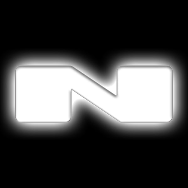 ORACLE Lighting Universal Illuminated LED Letter Badges - Matte Wht Surface Finish - N