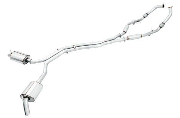 AWE Tuning Resonated Touring Edition Cat-Back Exhaust for Audi B9 SQ5 - No Tips