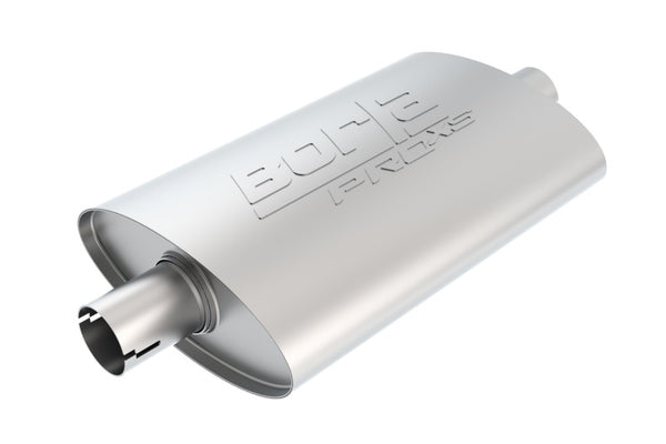 Borla Pro-XS Oval Muffler - Universal 2.25in Inlet/Outlet