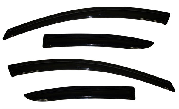 AVS Ventvisor Smoke Outside Mount Window Deflectors 4pc for Mazda 3 2010-2013