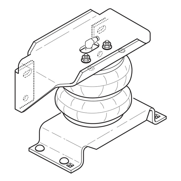 Firestone Ride-Rite Air Helper Spring Kit - Rear GM & F350/F450 Cab Chassis (W217602176)