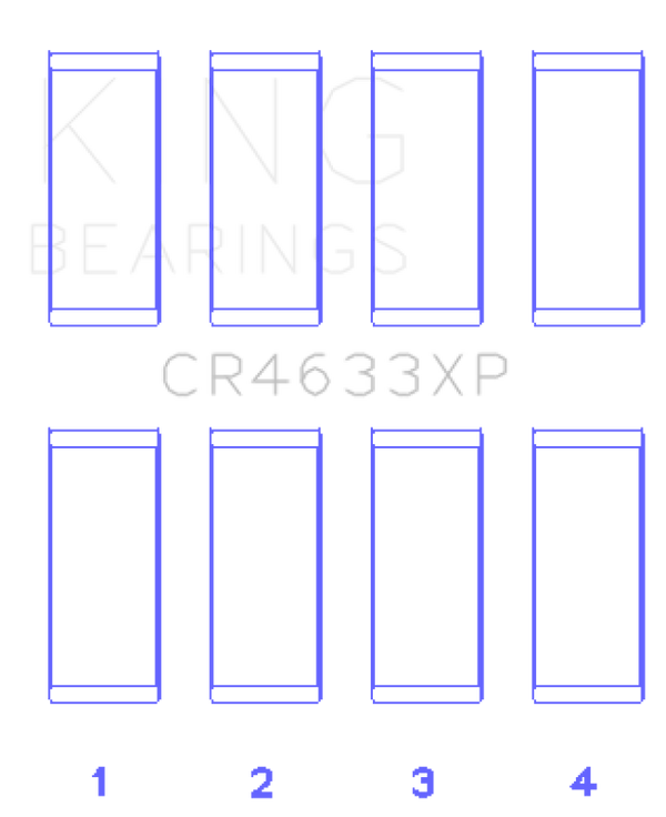 King Engine Bearings Peugeot EP6DT/BMW N14B16C Rod Bearing Set - Size STD