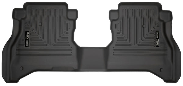 Husky Liners WeatherBeater Floor Liners for 2020-2021 Jeep Gladiator Crew Cab - Black, 2nd Seat