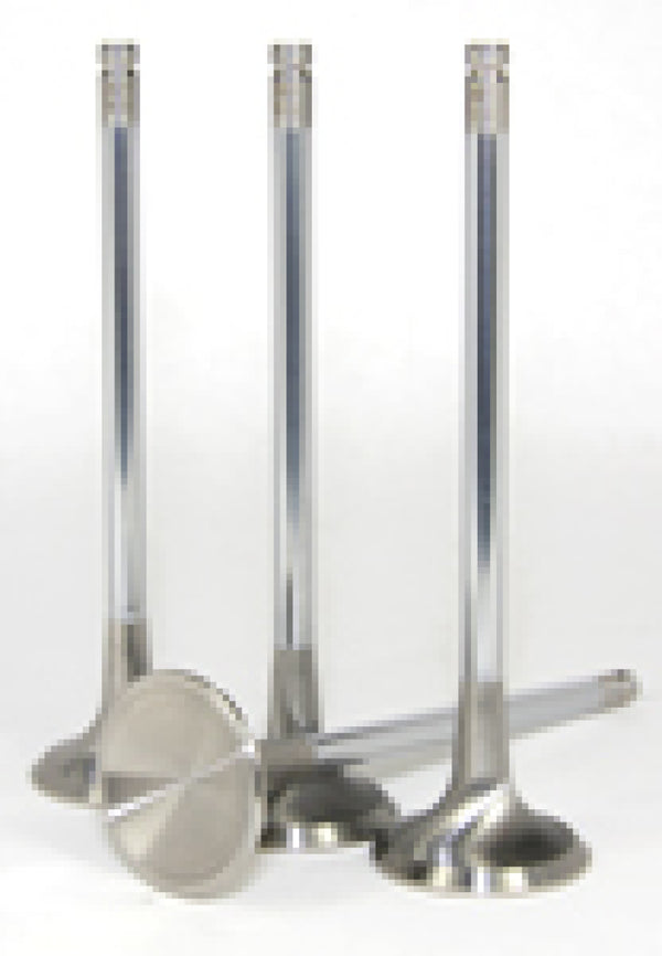 GSC Power Division P-D 4B11T Chrome Polished Exhaust Valve - 29mm Head (SET of 8)