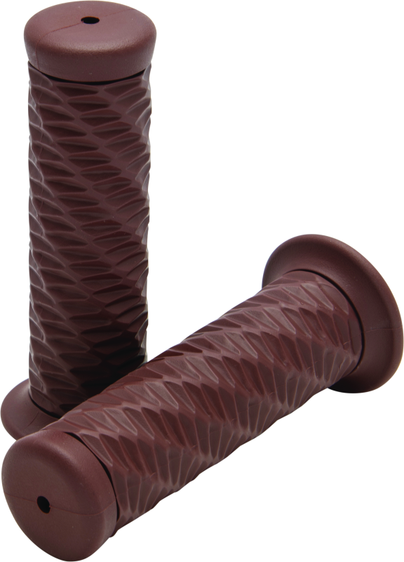 BikeMaster Spiral Grips Brown - Vibration Absorbing Medium Thermoplastic Rubber