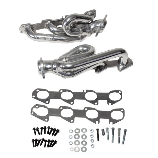 BBK Shorty Tuned Length Exhaust Headers Silver Ceramic 1-3/4" for 2009-2018 Dodge Ram 5.7L Hemi