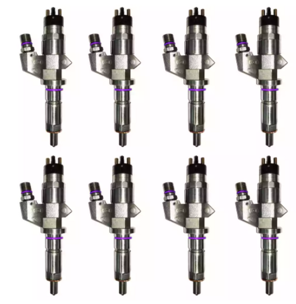Exergy Reman Sportsman Injectors for 01-04 Chevrolet Duramax 6.6L LB7 - Set of 8