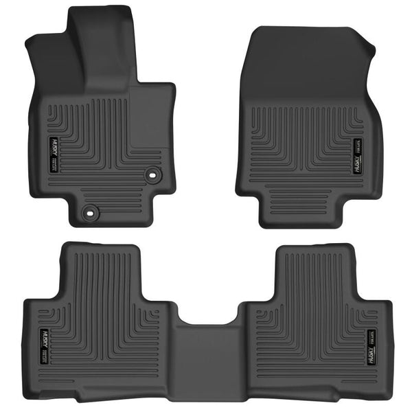 Husky Liners 20-21 Highlander & 21 Highlander XSE Weatherbeater Front & 2nd Seat Liners - Black