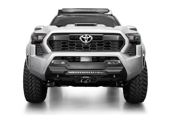 Addictive Desert Designs Stealth Series Winch Front Bumper for 2024 Toyota Tacoma (Steel, Hammer Black Powder Coat)