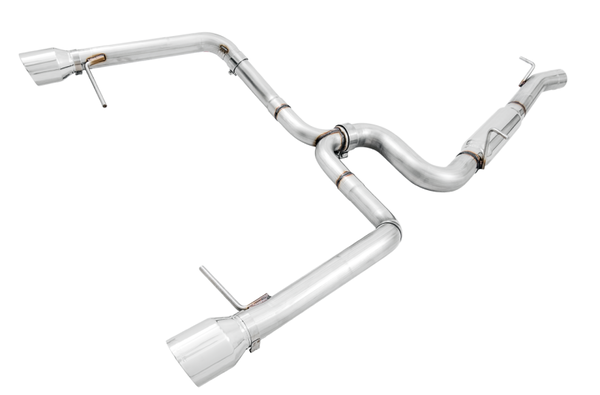 AWE Tuning VW MK7 Golf Alltrack/Sportwagen 4Motion Track Edition Exhaust - Polished Silver Tips