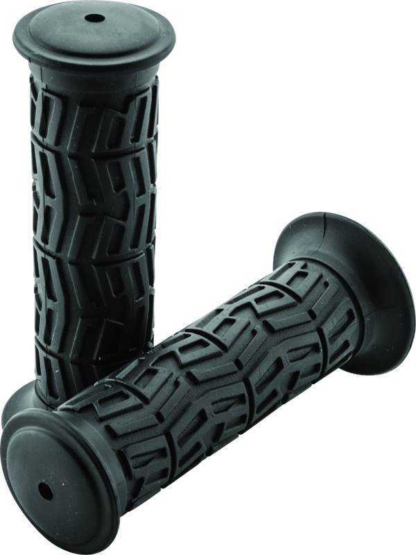 BikeMaster Tread Grips - Black | Vibration Absorbing Thermoplastic Rubber