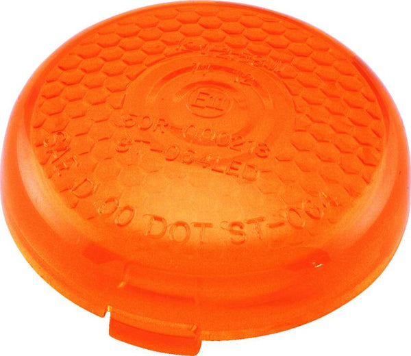 Bikers Choice Replacement Honeycomb Amber Lens For LED Bullet Turn Signal