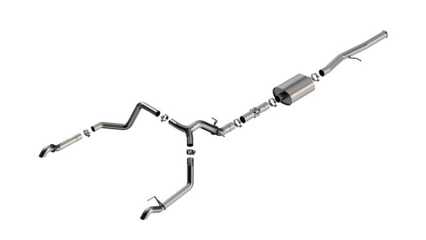 Borla Cat-Back Exhaust for 2022-2023 Chevrolet Silverado 1500 ZR2 & AT4X 6.2L CC SB 147.5in WB