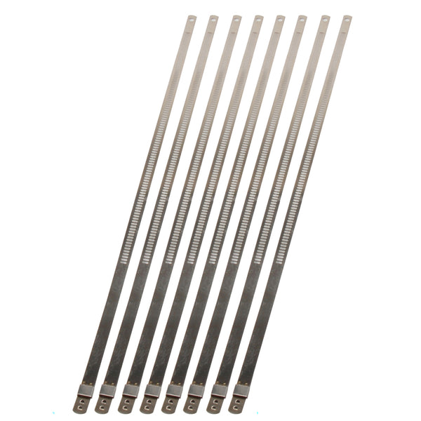 DEI 1/4in (7mm) x 9in Stainless Steel Positive Locking Tie - 8 Pack