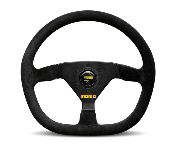 Momo MOD88 Steering Wheel 350 mm - Black Suede/Black Spokes