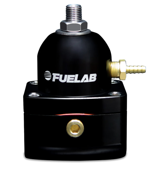 Fuelab 515 EFI Adjustable Fuel Pressure Regulator - 25-90 PSI - Black