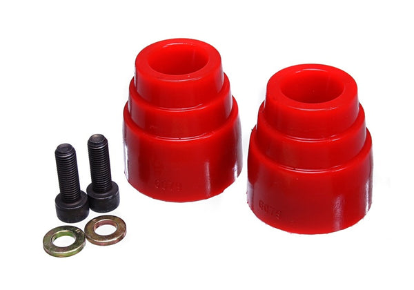 Energy Suspension Rear Bump Stops for 1996-2009 Toyota 4Runner - Red
