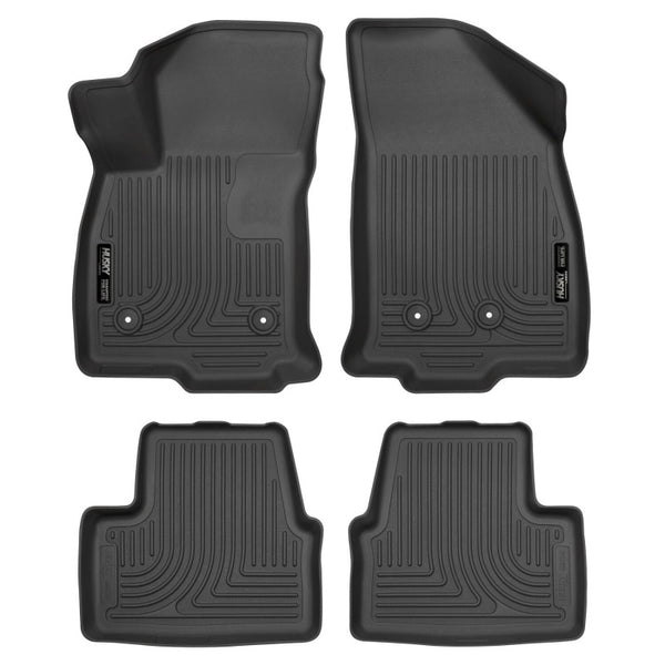 Husky Liners WeatherBeater Combo Black Floor Liners for 2016 Chevrolet Volt