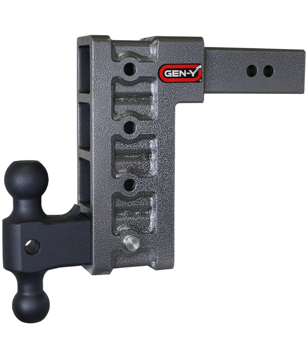Gen-Y Mega Duty 2.5in Shank 9in Drop 3K TW 21K Dual-Ball Hitch