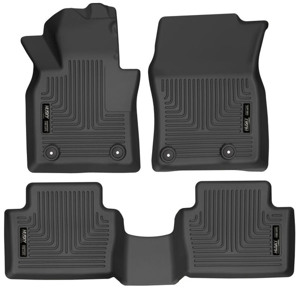 Husky Liners WeatherBeater Floor Liners for 2019-2022 Mazda 3 & 2020-2022 CX-30 - Black