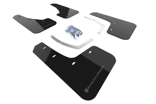 Rally Armor 18-26 Subaru Ascent Black UR Mud Flap w/Grey Logo