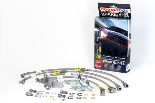 Goodridge Stainless Steel Brake Lines for 08-11 Dodge Challenger, 06-11 Charger & 05-08 Magnum SE