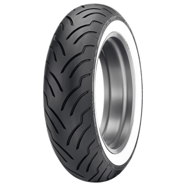 Dunlop American Elite Bias Rear Tire - MT90B16 M/C 74H TL - Wide Whitewall
