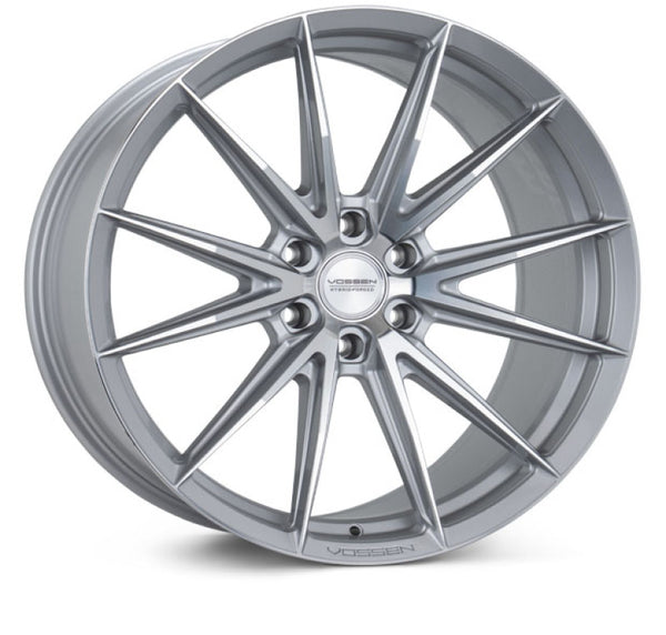 Vossen HFX-2 22x9.5 / 6x139.7 / ET20 / Deep Face / 106.1 - Silver Polished Wheel