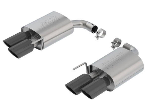 Borla Axle-Back Exhaust System for 2018-2019 Ford Mustang GT 5.0L - S-Type Black Chrome